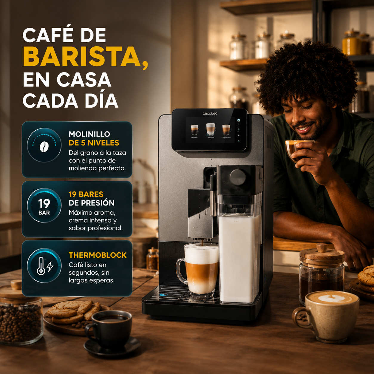 El café de especialidad, con solo pulsar un botón